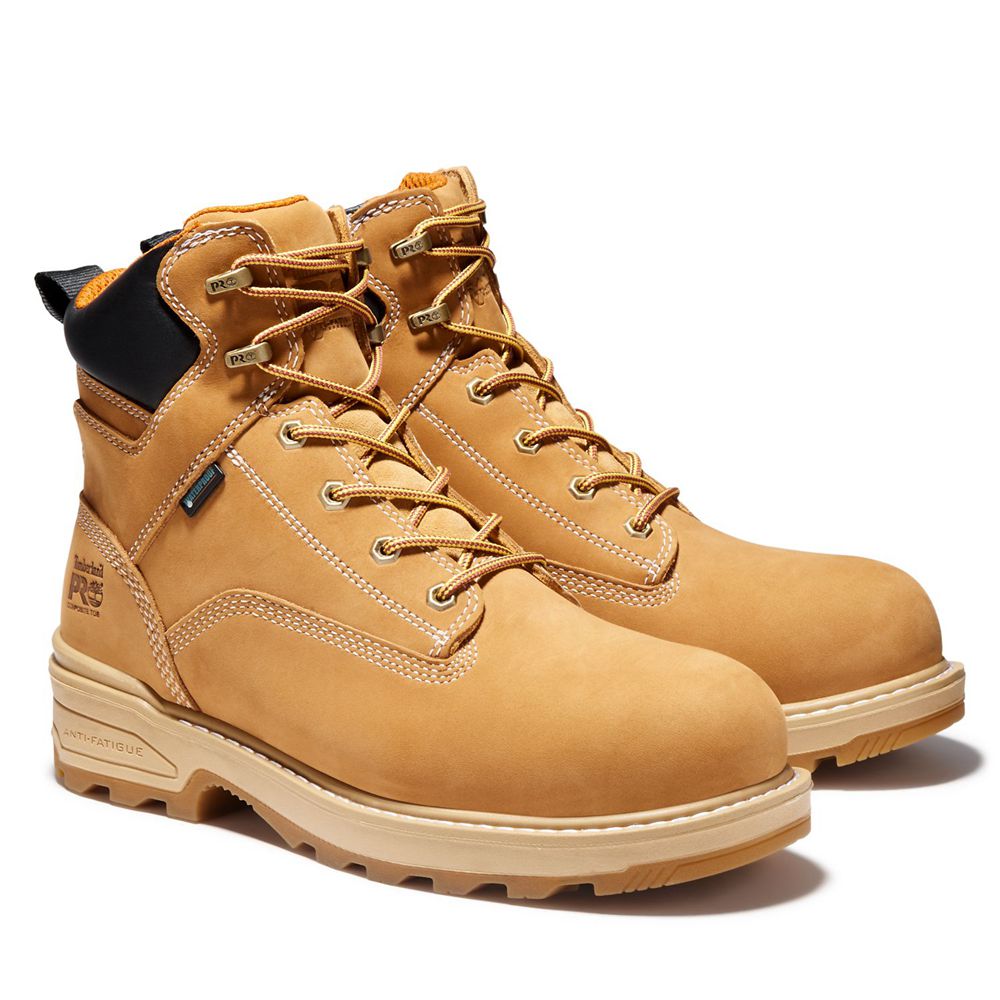 Botas de Trabajo Timberland Hombre Pro® Resistor 6\" Comp Toe Marrones - Chile LPN-759628